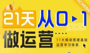 21天从0-1做运营，11大维度搭建基础运营学习体系-极速轻创