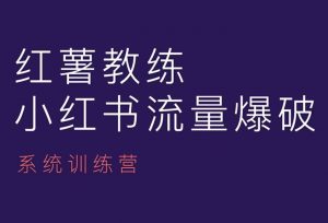 红薯教练-小红书内容运营课，小红书运营学习终点站-极速轻创