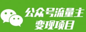 公众号流量主变现项目：每天2小时，普通人每月多挣三五千-极速轻创