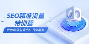 SEO精准流量特训营，百度微信抖音小红书全覆盖，带你搞懂搜索优化核心技巧-极速轻创