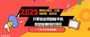 2025蓝海新玩法植物也疯狂，跳舞的植物视频有流量涨粉快，多平台去发布，轻松月入过W-极速轻创