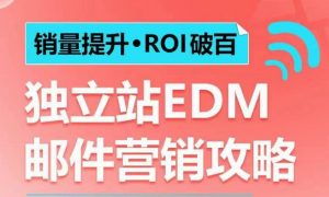 销量提升•ROI破百 独立站EDM邮件营销攻略，如何通过邮件营销每年获得100万美金销售额!-极速轻创