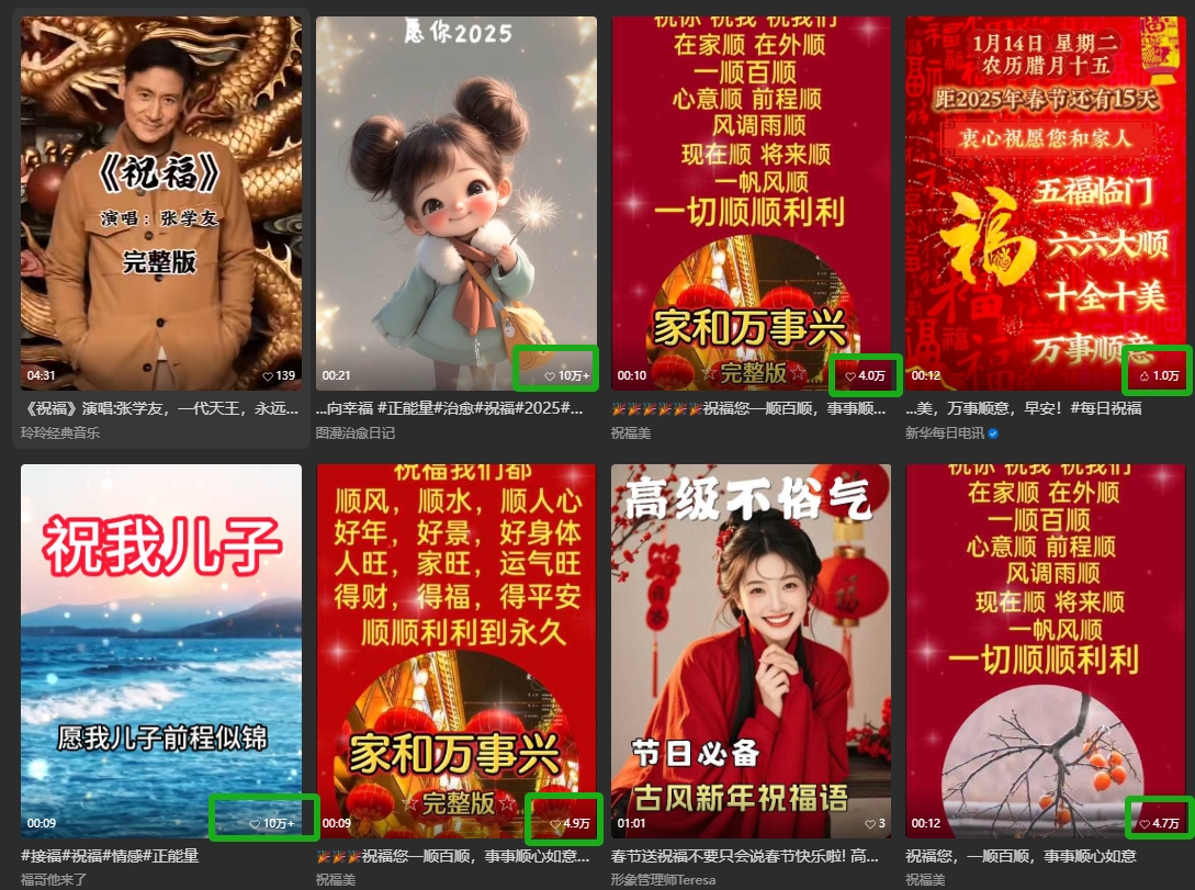 银发经济新年风口，儿女祝福视频爆火，一条作品上万播放，一定要抓住-极速轻创