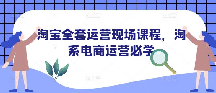淘宝全套运营现场课程，淘系电商运营必学-极速轻创