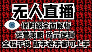 2025无人直播这么做就对了，保姆级全面解析，全程干货，新手老手都可上手-极速轻创