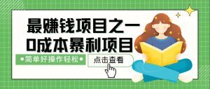 7天赚了2.4万，最赚钱项目之一，小白有手就行-极速轻创