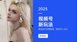 搬运老外奇葩视频，撸视频号分成计划收益，每天只需一小时，新手小白轻松月入过W-极速轻创