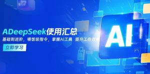 DeepSeek使用汇总，基础到进阶，提示词技巧，掌握AI工具  提升工作效率-极速轻创