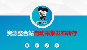 资源整合站自动采集发布转存，解放双手-极速轻创