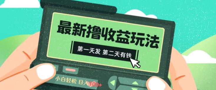 2024最新撸视频收益玩法，第一天发，第二天就有钱-极速轻创
