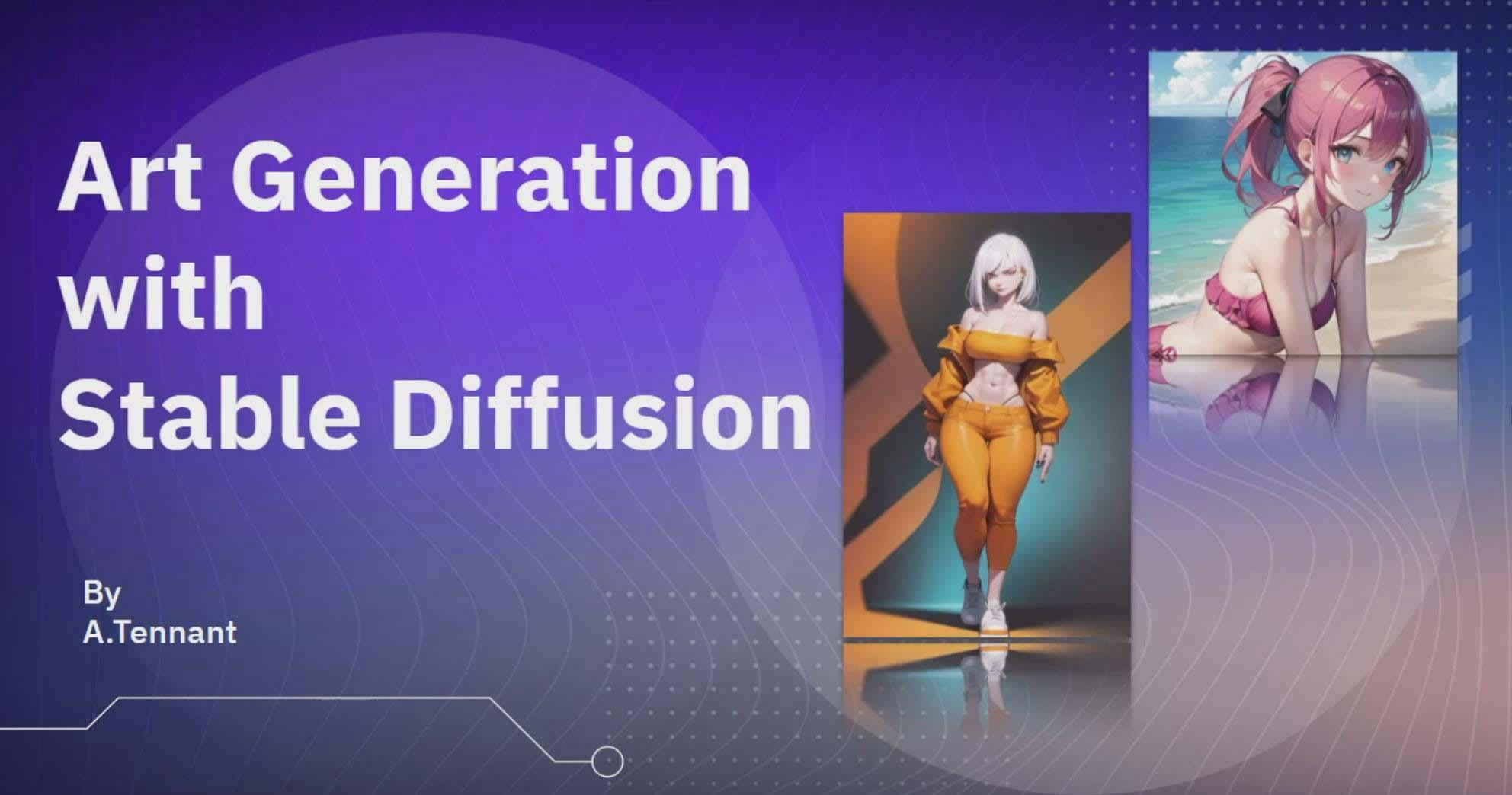图片[1]-利用Stable Diffusion AI人工智能生成动漫艺术分步教程-14节课-中英字幕-极速轻创