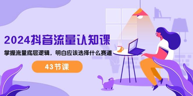 2024抖音流量·认知课：掌握流量底层逻辑，明白应该选择什么赛道 (43节课-极速轻创