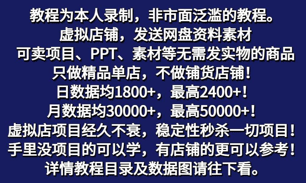 图片[2]-拼多多虚拟电商训练营月入50000+你也行，暴利稳定长久，副业首选-极速轻创