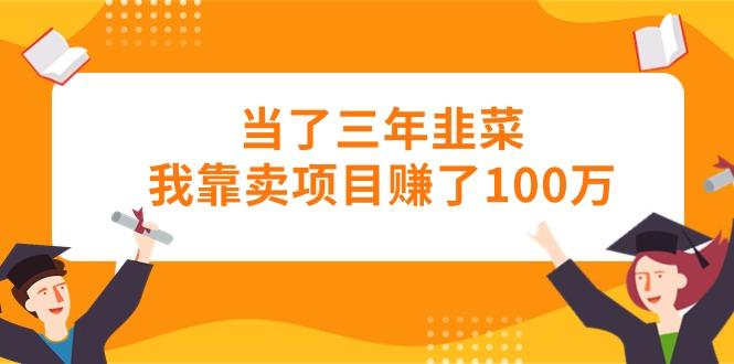 当了三年韭菜我靠卖项目赚了100万-极速轻创