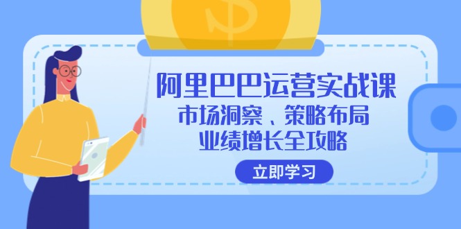 阿里巴巴运营实战课：市场洞察、策略布局、业绩增长全攻略-极速轻创