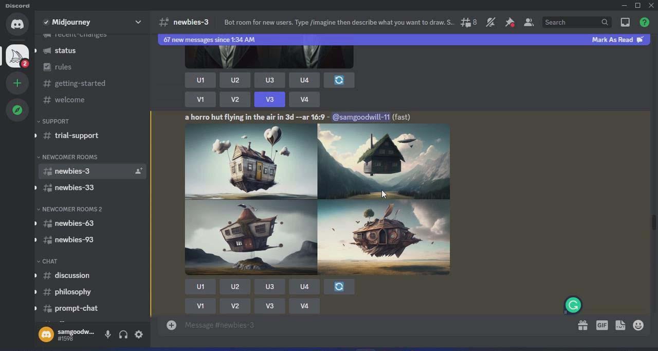 图片[3]-Midjourney AI：从零基础到高级版的大师班教程-34节课-中英字幕-极速轻创
