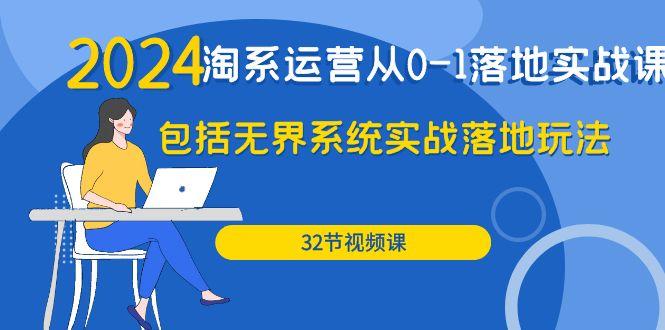 (9919期)2024·淘系运营从0-1落地实战课：包括无界系统实战落地玩法(32节)-极速轻创