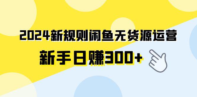 (9522期)2024新规则闲鱼无货源运营新手日赚300+-极速轻创