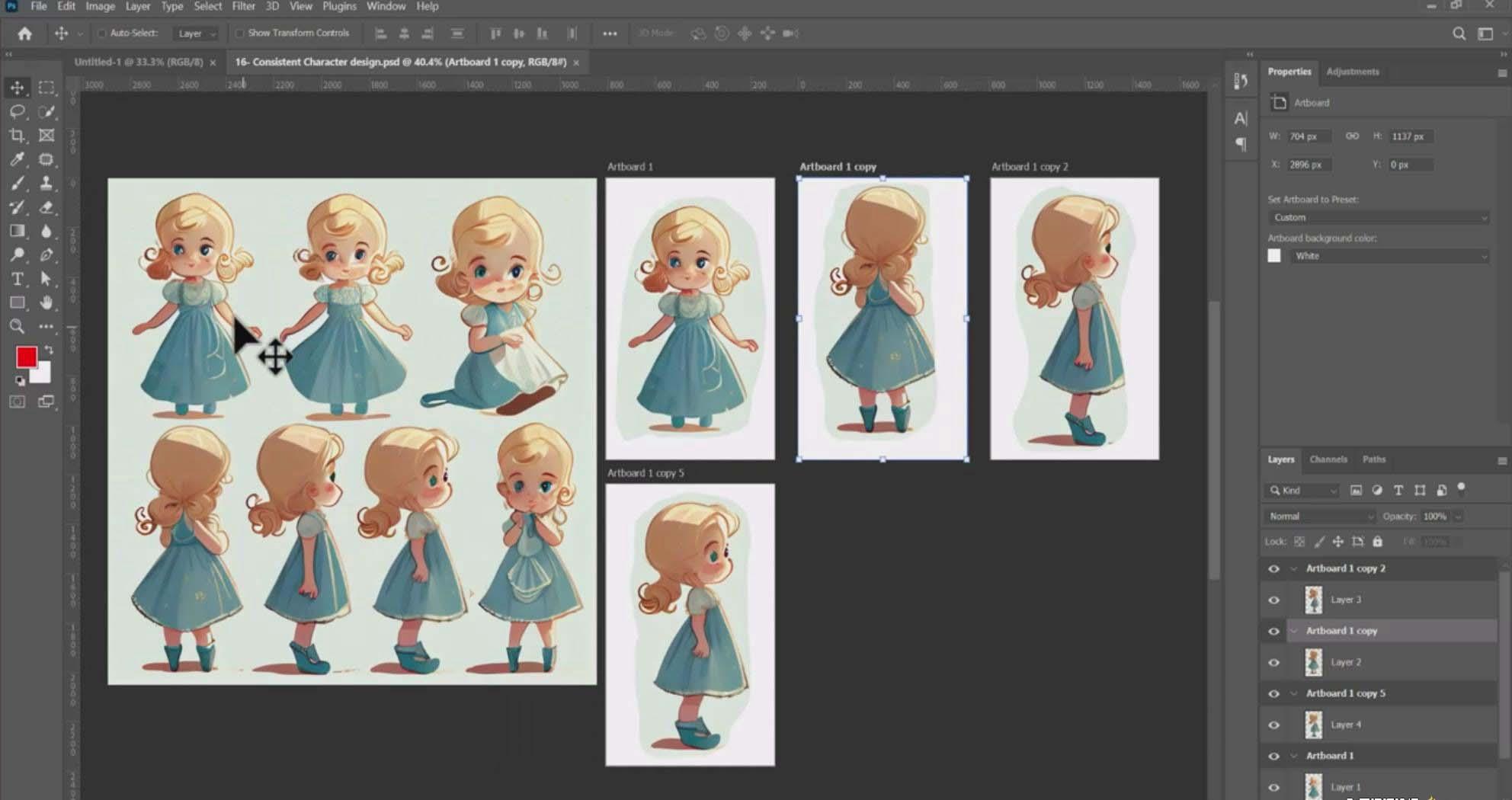 图片[7]-掌握 MidJourney V5 AI + ChatGPT创建一致的角色设计图像-22节课-中英字幕-极速轻创