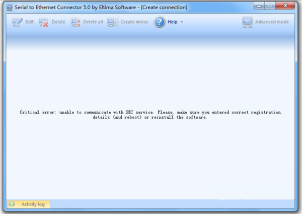 Serial to Ethernet Connector(串口共享器) v5.0.8 绿色版-极速轻创