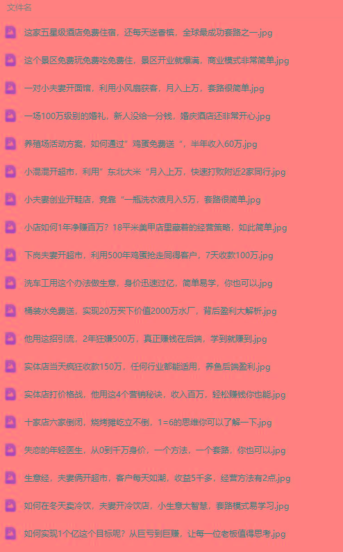 图片[2]-(9607期)真实有效391套商业模式，年入几十到几百万案例解析(电子书+视频+图文)-极速轻创