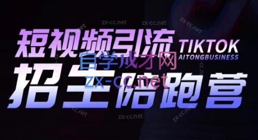 吴天老师·短视频引流招生陪跑营-极速轻创