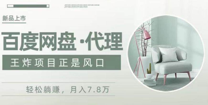 度盘代理，月入7w保姆级全方位教程-极速轻创