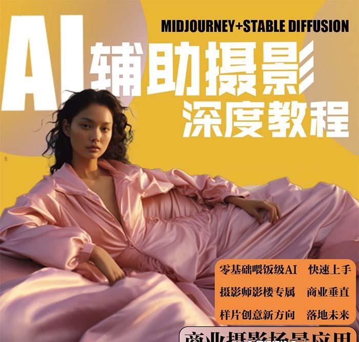 (8727期)2024年AI辅助摄影人工智能商业应用摄影课程(37节课)-极速轻创