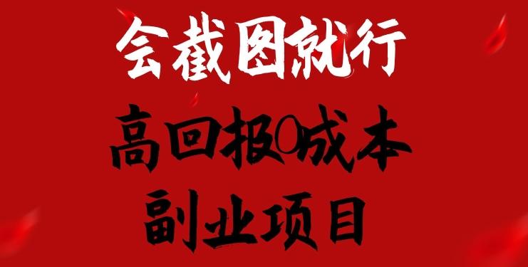 会截图就行，高回报0成本副业项目，卖离婚模板一天1.5k+【揭秘】-极速轻创