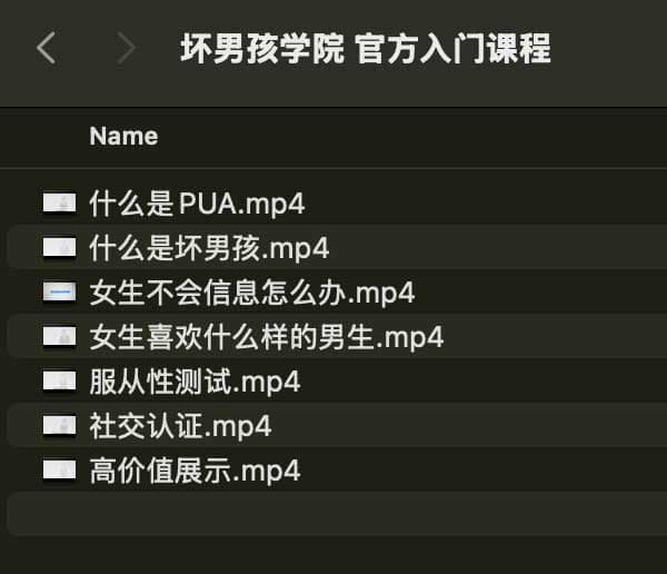 坏男孩学院 官方入门课程-极速轻创