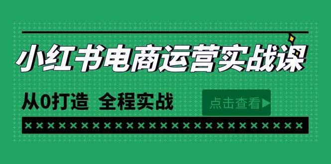 (9946期)最新小红书·电商运营实战课，从0打造  全程实战(65节视频课)-极速轻创