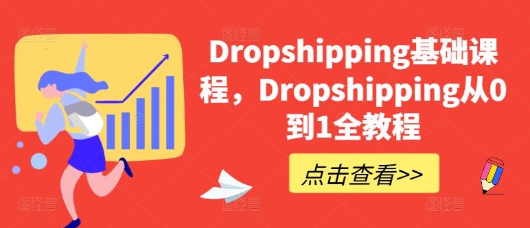 Dropshipping基础课程，Dropshipping从0到1全教程-极速轻创