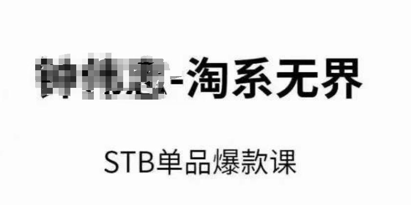 淘系无界STB单品爆款课(2024)，付费带动免费的核心逻辑，万相台无界关键词推广/精准人群的核心-极速轻创