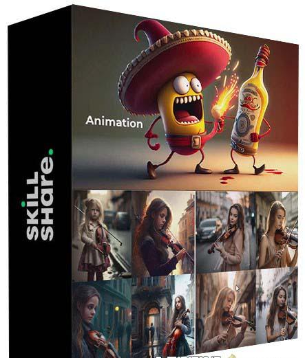 图片[1]-掌握 MidJourney V5 AI + ChatGPT创建一致的角色设计图像-22节课-中英字幕-极速轻创