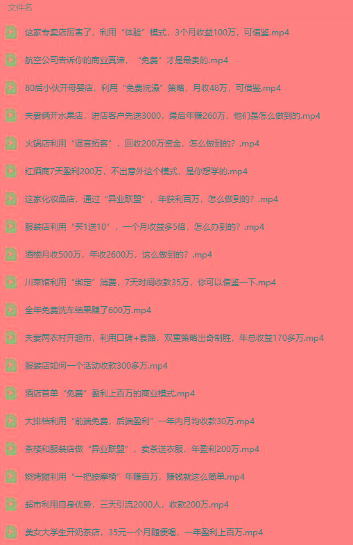 图片[5]-(9607期)真实有效391套商业模式，年入几十到几百万案例解析(电子书+视频+图文)-极速轻创