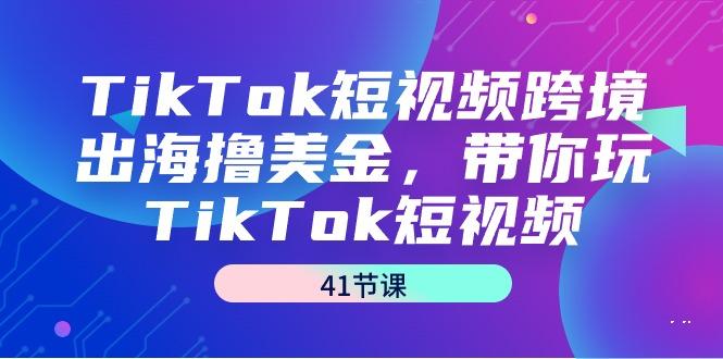 TikTok短视频跨境出海撸美金，带你玩TikTok短视频(41节课)-极速轻创
