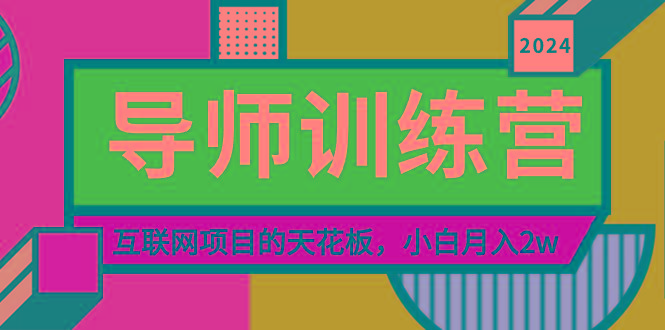 《导师训练营》精准粉丝引流的天花板，小白月入2w-极速轻创