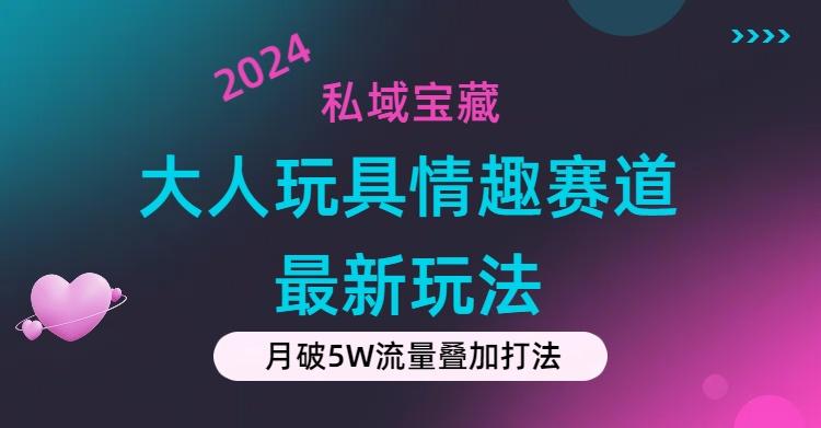 私域宝藏：大人玩具情趣赛道合规新玩法，零投入，私域超高流量成单率高-极速轻创