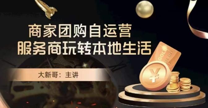 大新哥·商家团购自运营-玩转本地生活-极速轻创