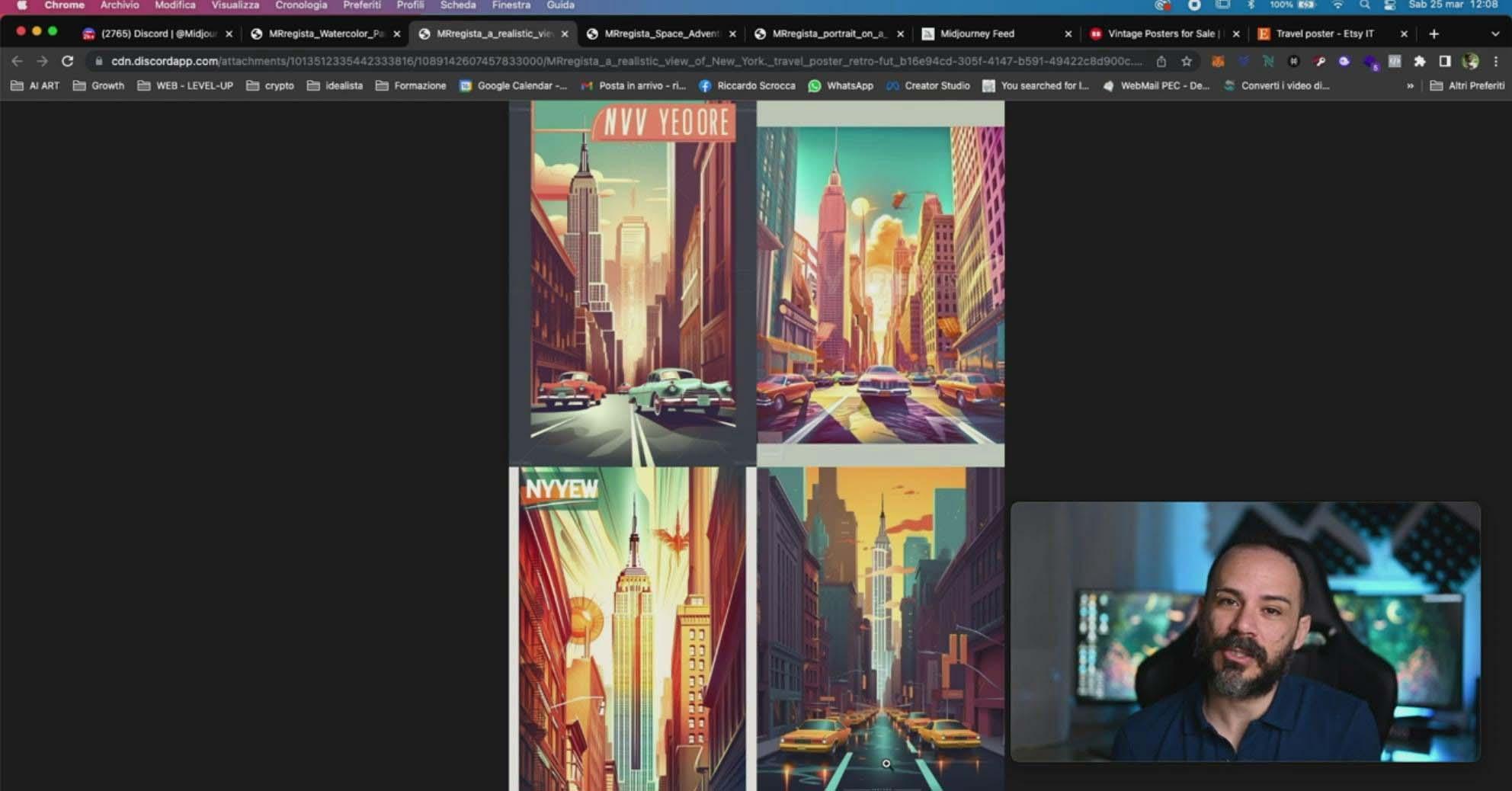 图片[10]-Midjourney AI人工智能创建和销售令人惊叹的海报教程-10节课-中英字幕-极速轻创