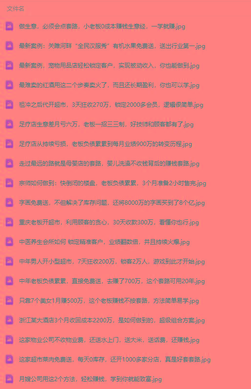 图片[3]-(9607期)真实有效391套商业模式，年入几十到几百万案例解析(电子书+视频+图文)-极速轻创