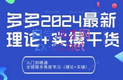 拼多多2024最新规则理论结合实际的干货-极速轻创