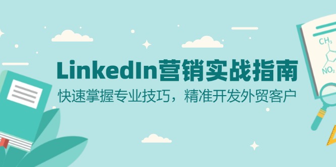 LinkedIn 营销实战指南：快速掌握专业技巧，精准开发外贸客户-极速轻创