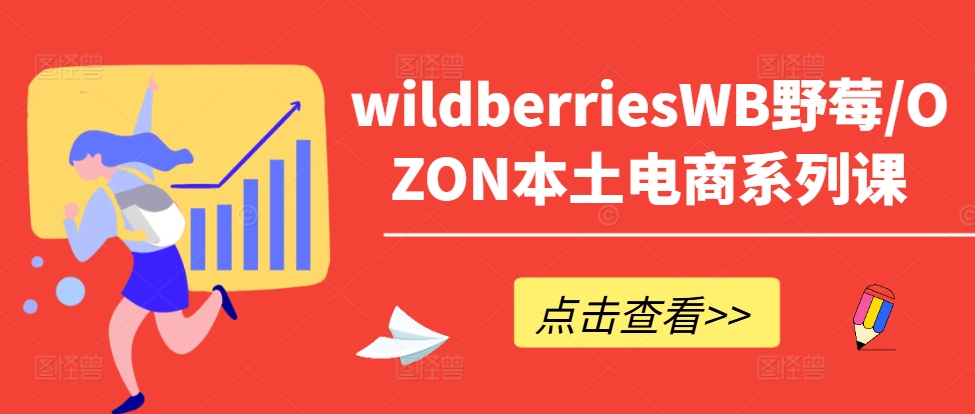wildberriesWB野莓/OZON本土电商系列课，掌握WB产品优化，出单技巧和订单处理等-极速轻创