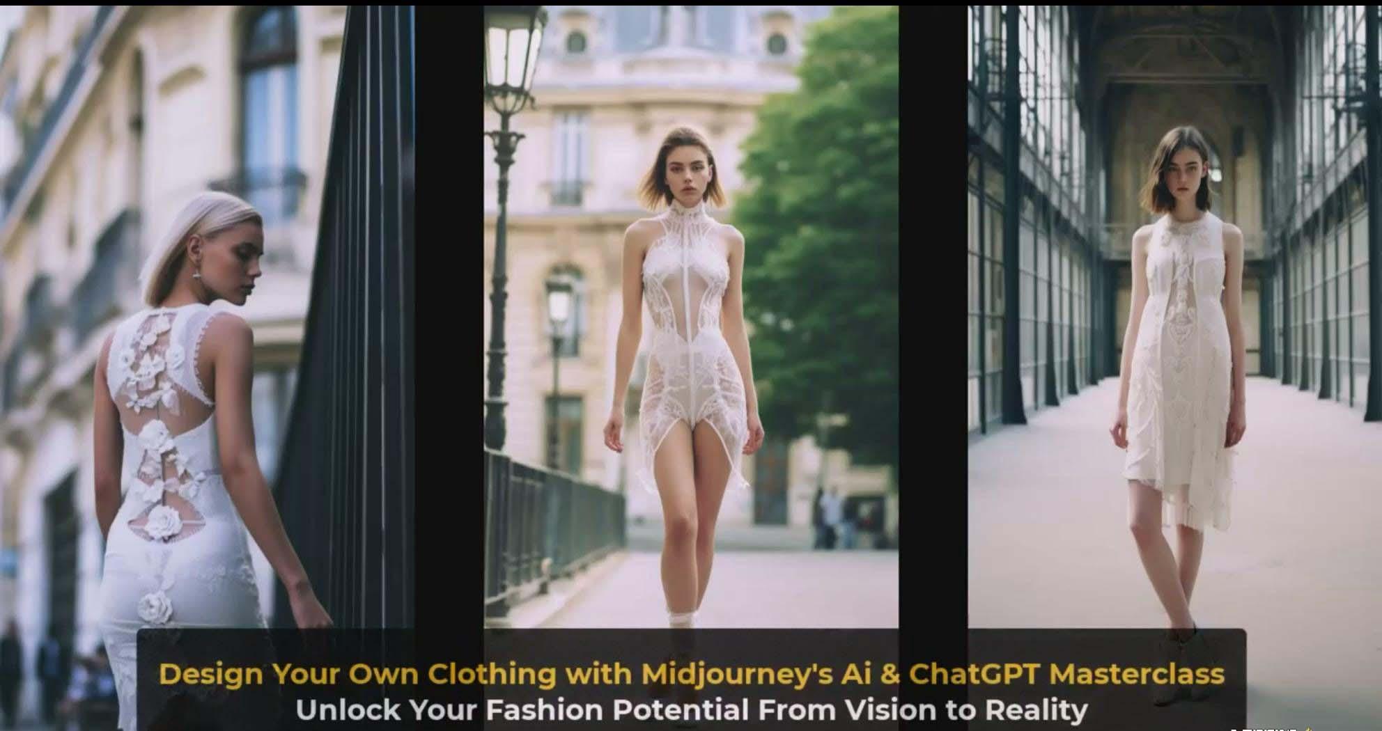 图片[4]-利用 Midjourneys Ai 人工智能设计自己的服装AI大师班-10节课-中英字幕-极速轻创