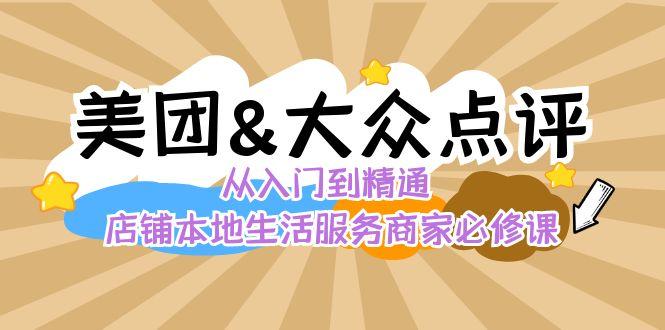 美团+大众点评 从入门到精通：店铺本地生活 流量提升 店铺运营 推广秘术 评价管理-极速轻创