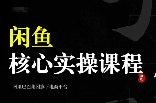 2024闲鱼核心实操课程，从养号、选品、发布、销售，教你做一个出单的闲鱼号-极速轻创