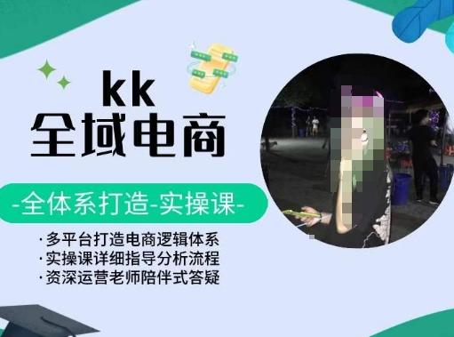 KK全域电商，全体系打造实操课，多平台打造电商逻辑体系-极速轻创