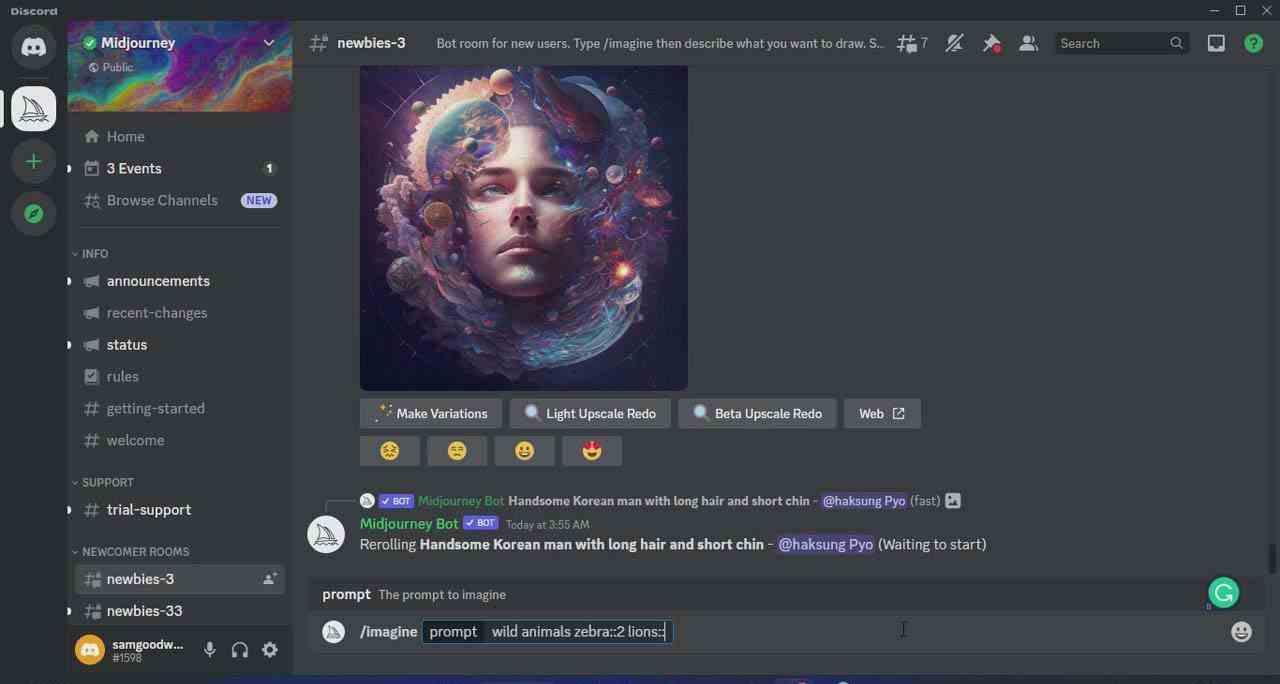 Midjourney AI人工智能艺术图片从入门到高级创作教程-33节课-中英字幕-极速轻创