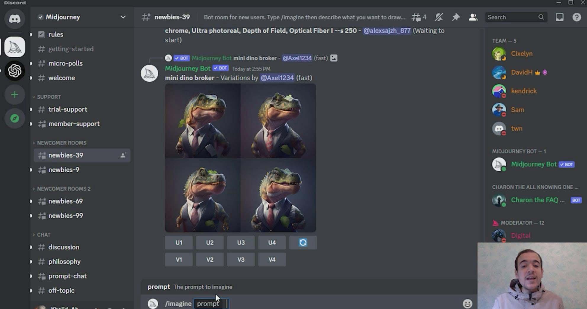 图片[1]-Midjourney 精通教程-使用Midjourney AI创建美丽艺术图像-36节课-中英字幕-极速轻创